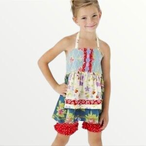 Matilda Jane Lark Lakes Ellie Halter Dress ~VINTAGE~